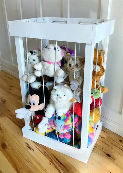 Stuffed Animal Zoo Stuffed Animal Organizer Toy Box Zoo Etsy In 2020