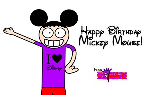 Happy Birthday Mickey Mouse By Boominalex On Deviantart