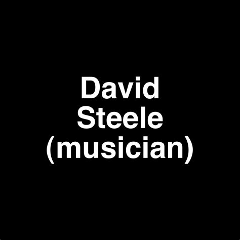 Fame David Steele Musician Net Worth And Salary Income Estimation