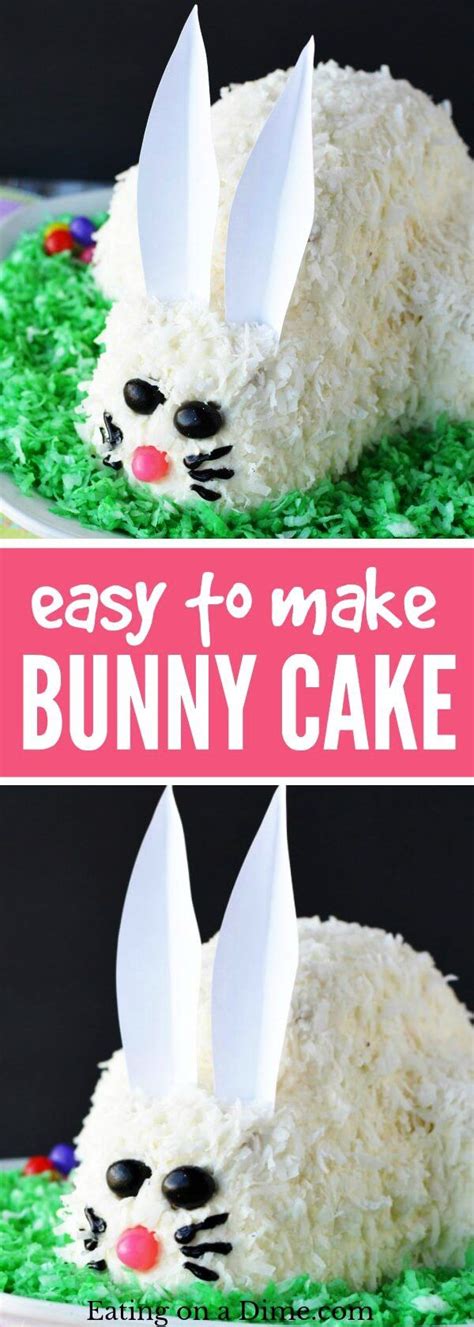 Der kuchenrezept in minecraft beinhaltet vier zutaten: Wie man einen Osterhasen-Kuchen macht | Easter bunny cake ...