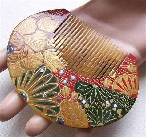 Vintage Japanese Hair Comb Hair Pin Geisha Set Aia Japanese