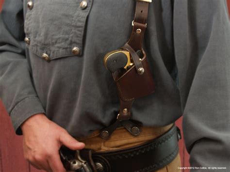 The Grizzly Suspenders Custom Leather Holster Cowboy Action Shooting