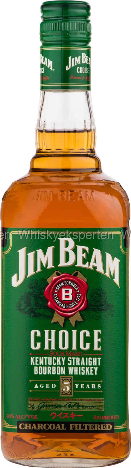 Our journey towards better continues. Jim Beam Choice 5 År Whisky (Green Label)