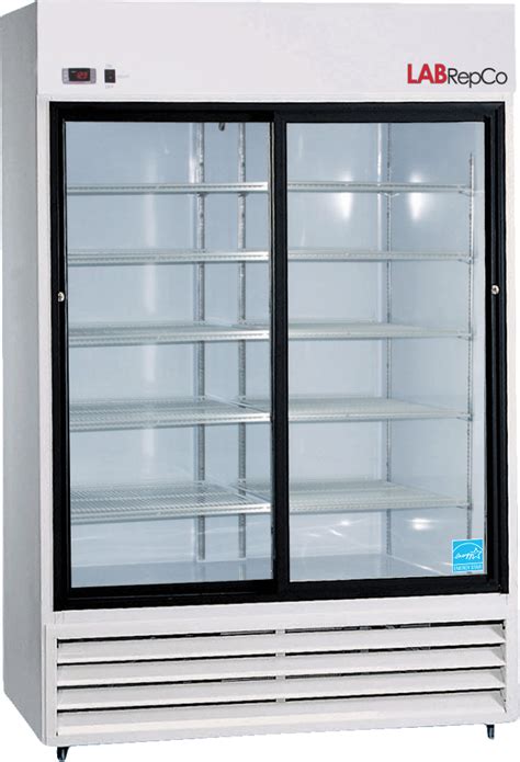 Futura Plus Series 45 Cubic Foot Sliding Glass Door Refrigerator