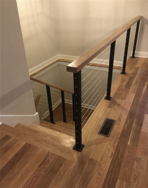 Cable Railing Full Stair System Cable Railing Wrought Iron Railing