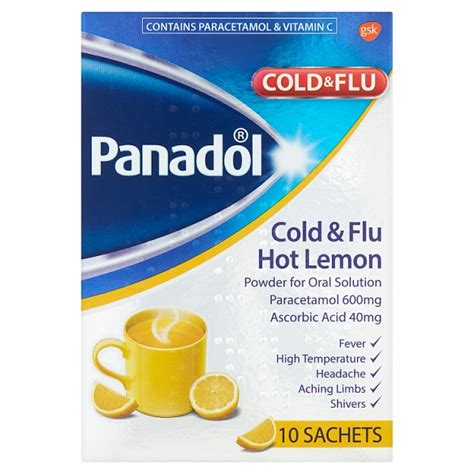 Fever, cold & flu symptoms, headache, sore throat, nasal congestion panadol cold + flu all in one. Panadol Cold & Flu