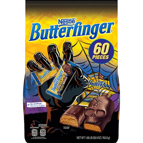 Butterfinger Minipeanut Butter Cup Skull Candy 60 Pieces 269 Oz Bag