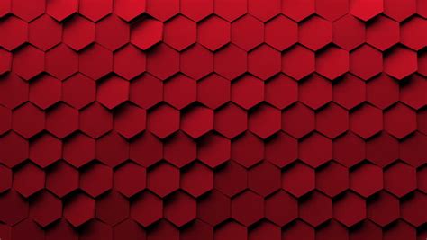 Abstract Hexagon Geometry Background 3d Render Stock Footage Video 100