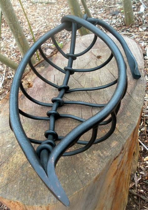 Mild Steel Forged Sculpture By Sculptor Colleen Du Pon Titled Leaf
