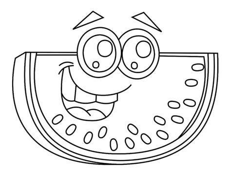 Watermelon Coloring Pages Archives 101 Coloring