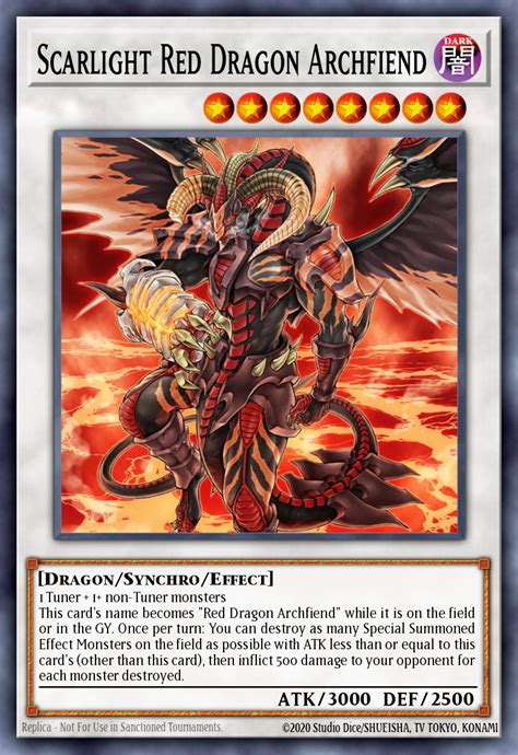 Scarlight Red Dragon Archfiend Yu Gi Oh Card Database Ygoprodeck