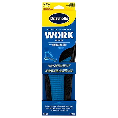 Dr Scholl Work Insoles Mens 1 Pair Andronicos