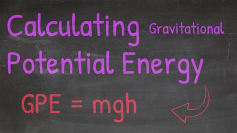 Gravitational Potential Energy Calculations Gpe Mass X Gravity X