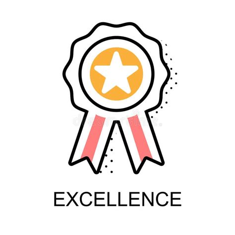 Excellence Graphic Iconvector Illustration Stock Illustration