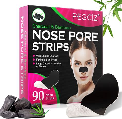 Amazon.com: Bioré Charcoal Blackhead Remover Pore Strips, Deep