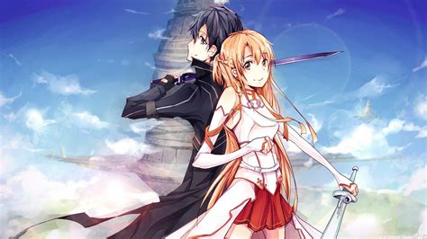 Hd Asuna And Kirito Sword Art Online Wallpaper Download Free