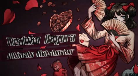 TOSHIKO KAYURA ULTIMATE MATCHMAKER In Garden Of Eden Danganronpa Anime Art Girl