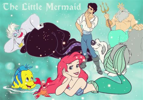 The Little Mermaid Disney Princess Fan Art 29594023 Fanpop