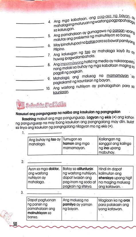 Solved Tryakin Na Natin Nagagamit Nang Wasto Ang Mga Pangngalan Sa