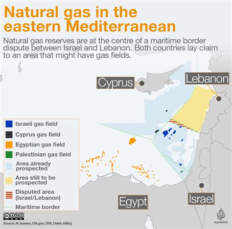 The Disputed Gas Fields In The Eastern Mediterranean Science And Technology News Al Jazeera