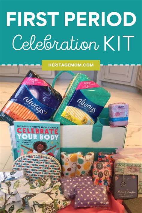 the best period kit to celebrate your daughter s first period period kit first period kits