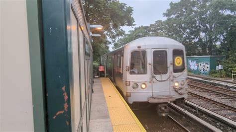 Mta Nyc Subway R46 R68a Q Train And Parade Of Trains Action At