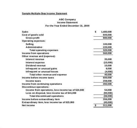 Writers write query letters to propose writing ideas. 14+ Income Statement Templates | Income statement ...