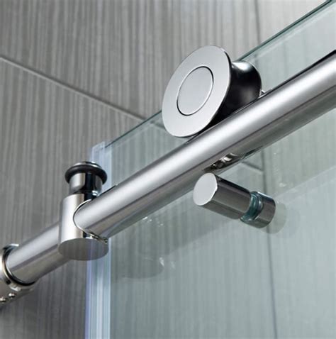 woodbridge frameless sliding glass shower door earlyexperts