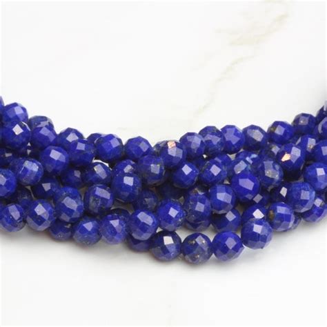 Royal Blue Lapis Lazuli 2mm Faceted Rounds 13 Bead Etsy