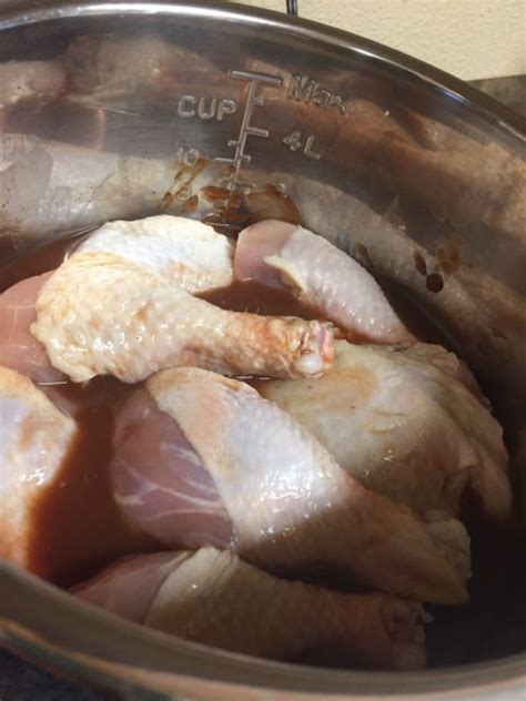 Pressure Cooker BBQ Chicken SPICE OF THE GOOD LIFE COM