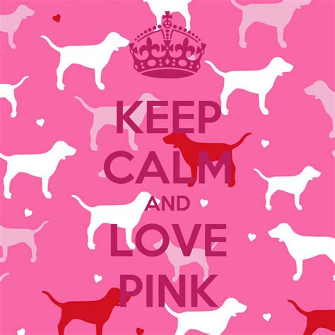 Keep Calm And Love Pink Poster Tina Keep Calm O Matic