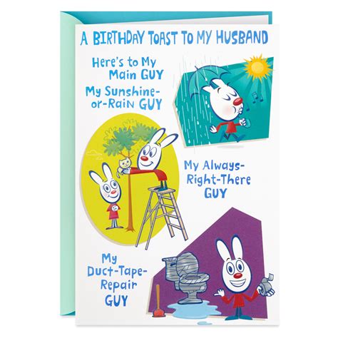 Funny Birthday Card For Husband Printable