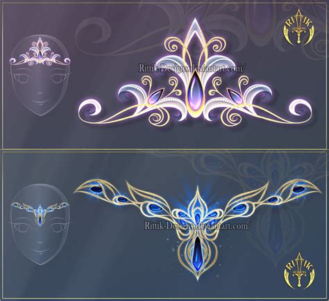 Princess benedikte's floral birthday tiara vs. Diadems adopts 10 (CLOSED) by Rittik-Designs on DeviantArt