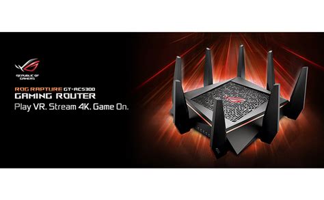 Asus Rog Rapture Gt Ac5300 Tri Band Wifi Gaming Router Black For Vr