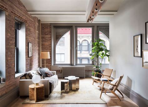 This Petite New York City Loft Packs A Stylish Punch Living Room Loft