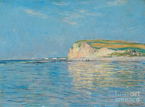 Low Tide At Pourville Near Dieppe Painting By Treasured Art Gallery