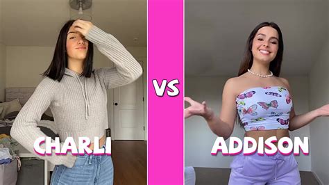 Charli Damelio Vs Addison Rae Tiktok Dances Compilation Rewind 2020