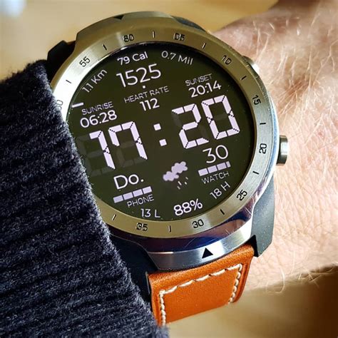 Digitone Wear Os Watchface Ticwatch Pro Watches For Men Smart