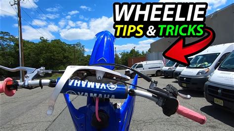 It is best to learn how to pop a wheelie on a dirt bike. HOW TO NO HAND WHEELIE ON A DIRT BIKE! YZ125 - YouTube