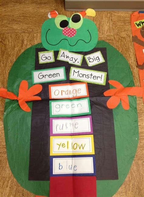 Go Away Big Green Monster Interactive Writing Big Green Monster