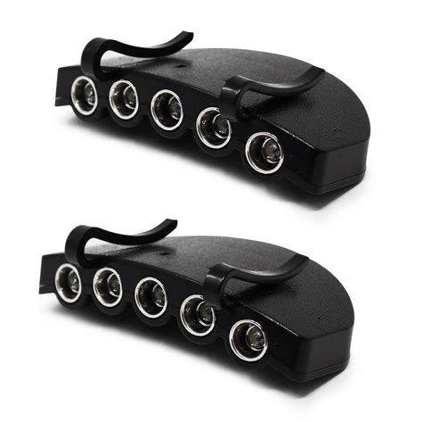 bright basics 2 pack clip on led hat lights aduro products