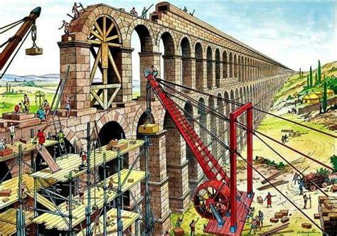 Construcción De Un Acueducto Romano Ancient Roman Architecture