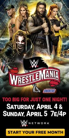 Saturday featured the boneyard match with the undertaker and styles, while sunday had wyatt and cena fighting in. WrestleMania 36 - Wikipedia