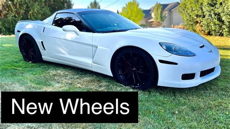 C6 Corvette Gets The Best Looking Oem Wheels C6 Wide Body Build Youtube