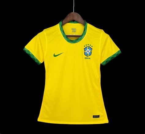 Camisa Seleção Brasileira Home 2021 Feminina Jrocha Store