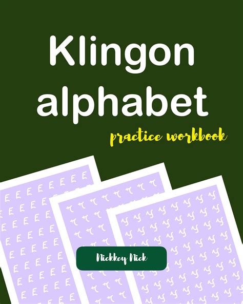 Klingon Alphabet Handwriting Tradebit