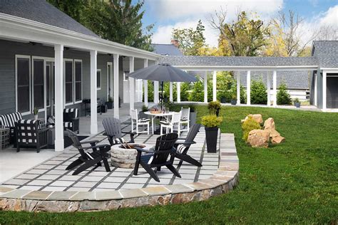 Outdoor Living Spaces Are The Focal Point Of This Modern Farmhouse