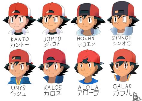 Oc Evolution Of Ashsatoshi Over The Years In Each Region But Hat