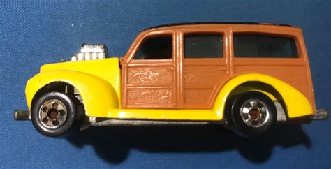 1979 Hot Wheels Woody Wagon Hi Raker 40s Yellow Body Woody Wagon