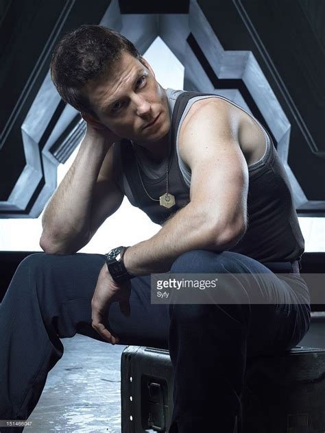 Battlestar Galactica Season 3 Pictured Jamie Bamber As Captain Lee Apollo Adama